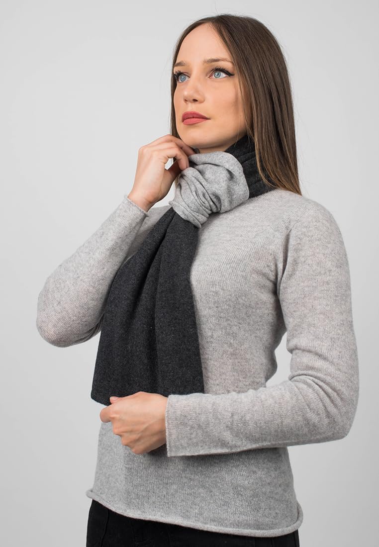 dalle-piane-cashmere-schal-zweifarbig-100-kaschmir-grau image 3