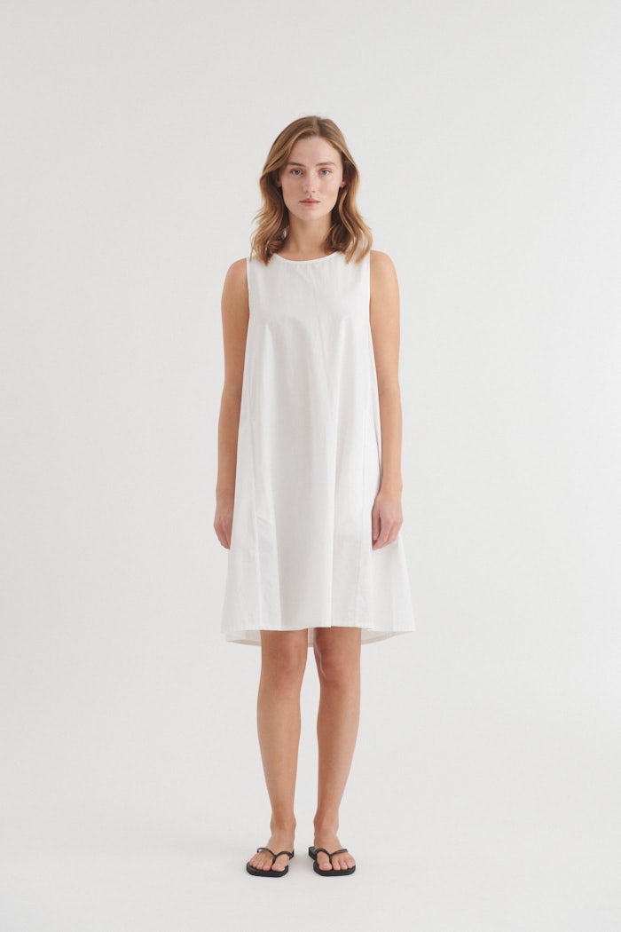 basic-apparel-ida-dress-kleid-bright-white-bio-baumwolle image 1