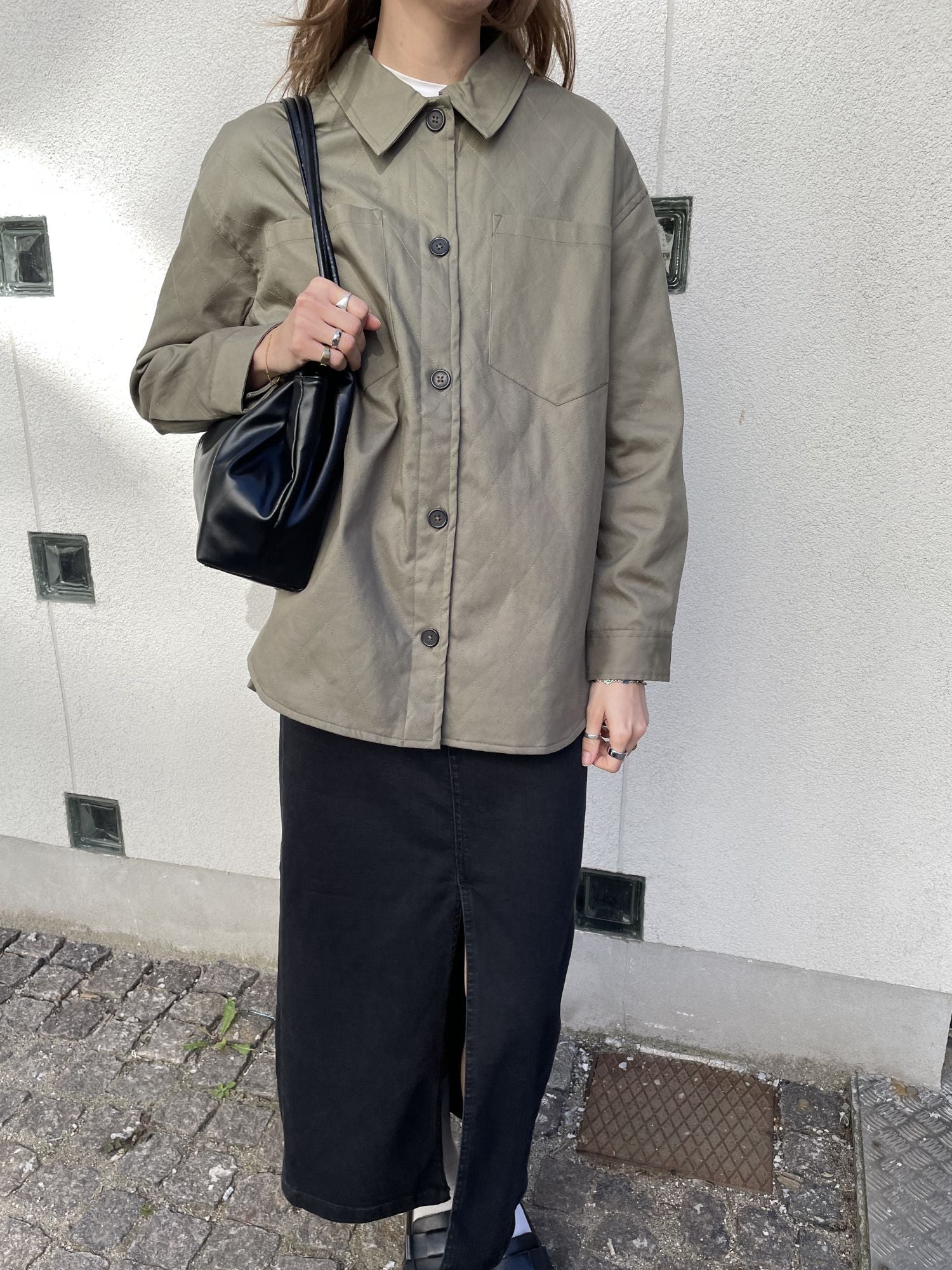 basic-apparel-mia-jacket-hemdjacke-dried-sage-bio-baumwolle image 2