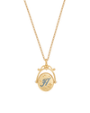 fable-england-jewellery-h-initial-hydrangea-halskette-gold image 4