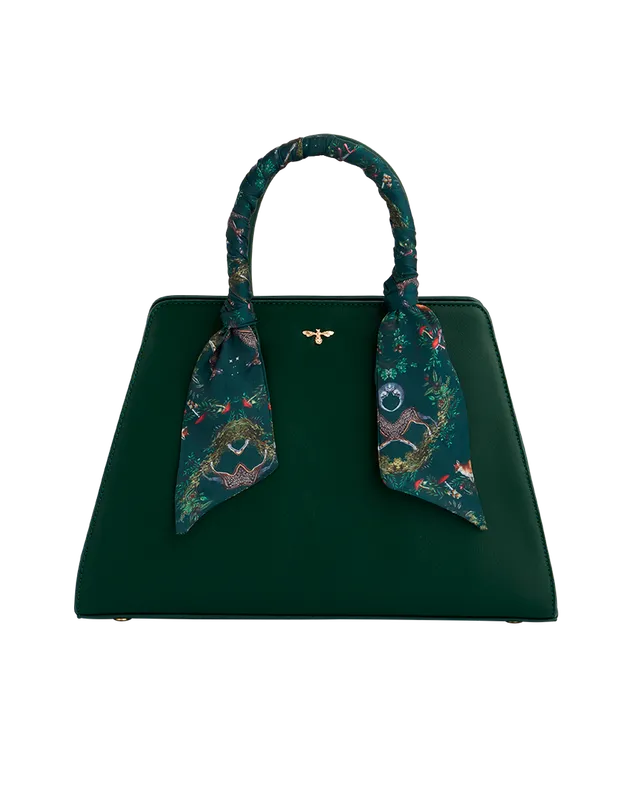 fable-england-handbags-into-the-woods-tote-gr-n-shopper image 1