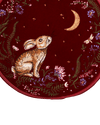 fable-england-handbags-circle-bag-rabbit-rot-bestickt image 3