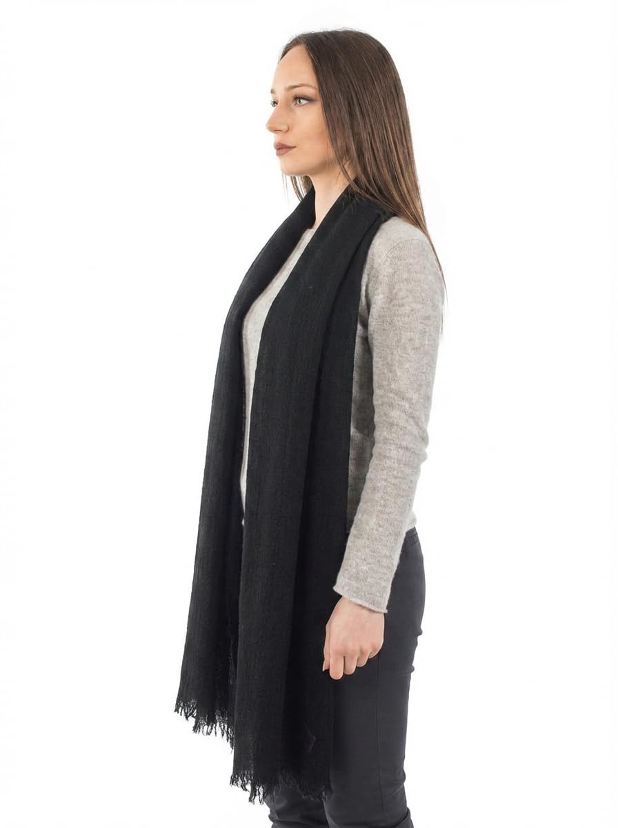 dalle-piane-cashmere-pashmina-100-kaschmir-schwarz image 5