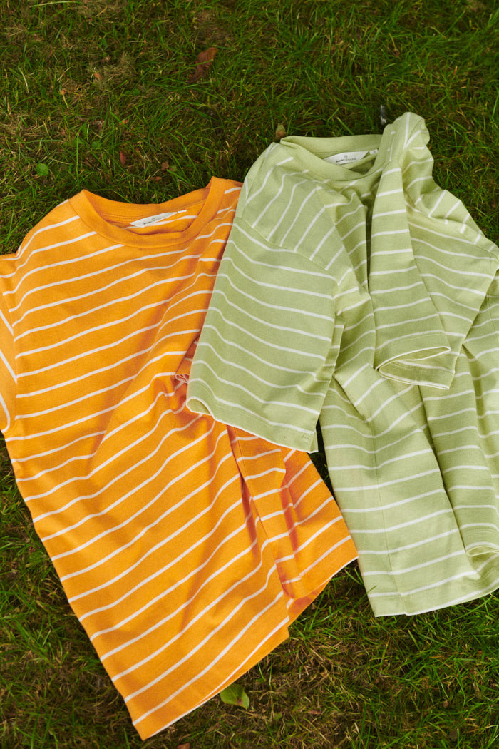 basic-apparel-raja-stripe-tee-t-shirt-winter-pear-bio-baumwolle image 6