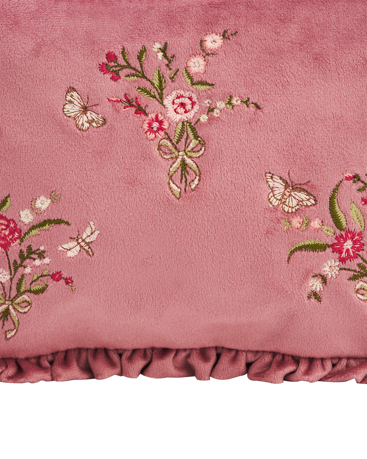 fable-england-floral-posy-pouch-rosa-samt-kosmetiktasche image 6