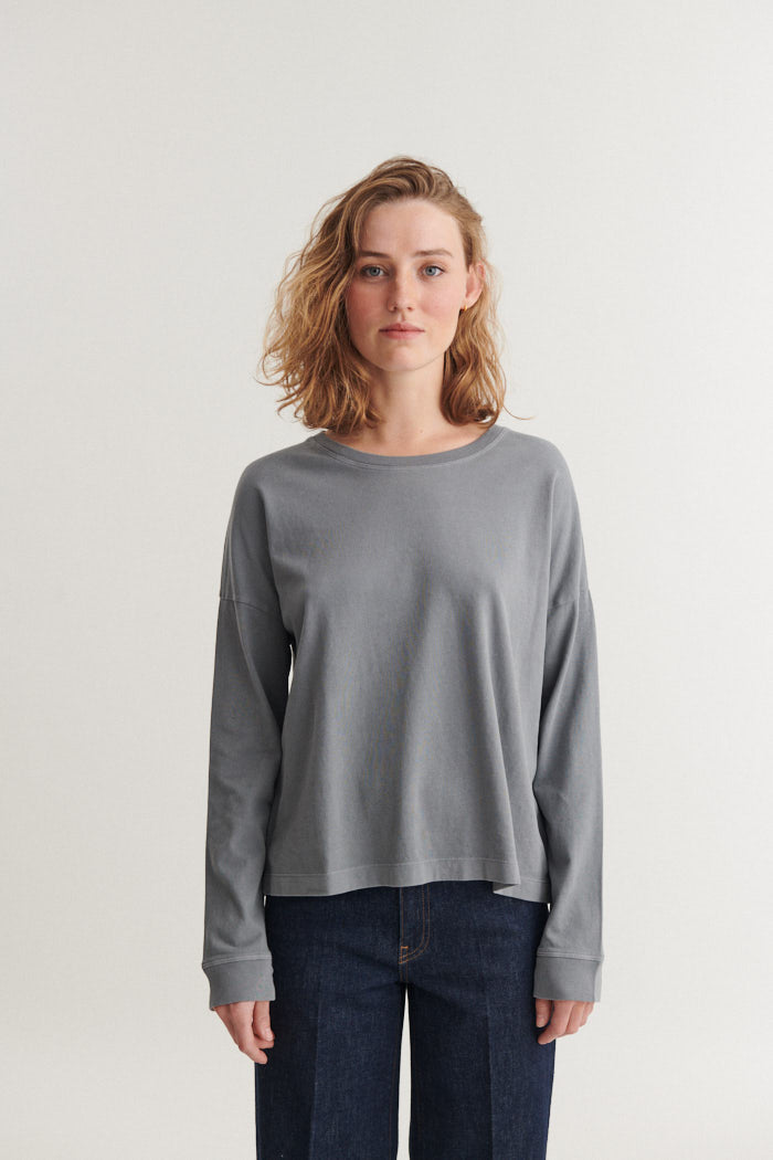 basic-apparel-boni-ls-langarmshirt-poppy-seed-bio-baumwolle image 1