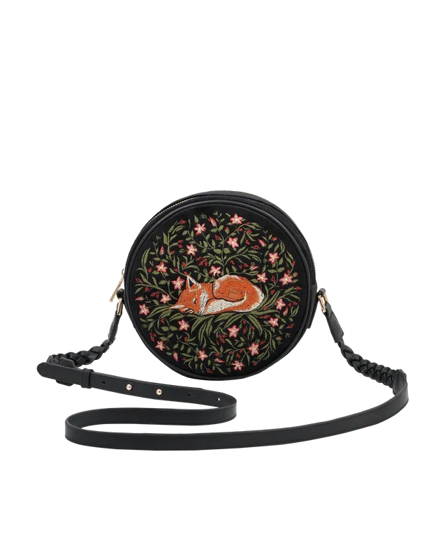 fable-england-sleepy-fox-circle-tasche-fuchs-stickerei image 1