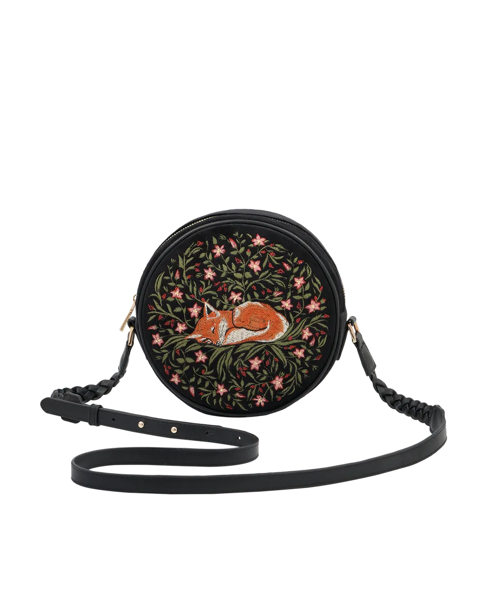 fable-england-sleepy-fox-circle-tasche-fuchs-stickerei image 1