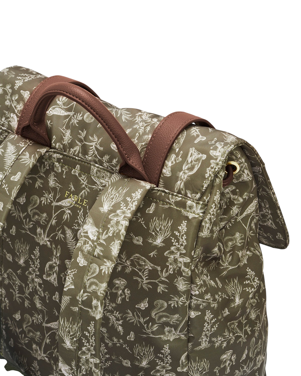 fable-england-flora-orla-rucksack-khaki-laptop image 6
