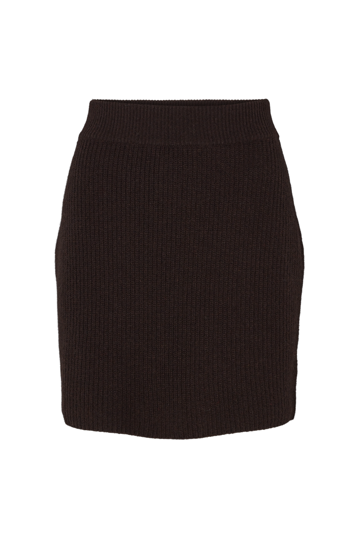 basic-apparel-lise-short-skirt-minirock-chocolate-torte-wolle image 5