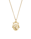 fable-england-m-initial-magnolia-halskette-gold image 7