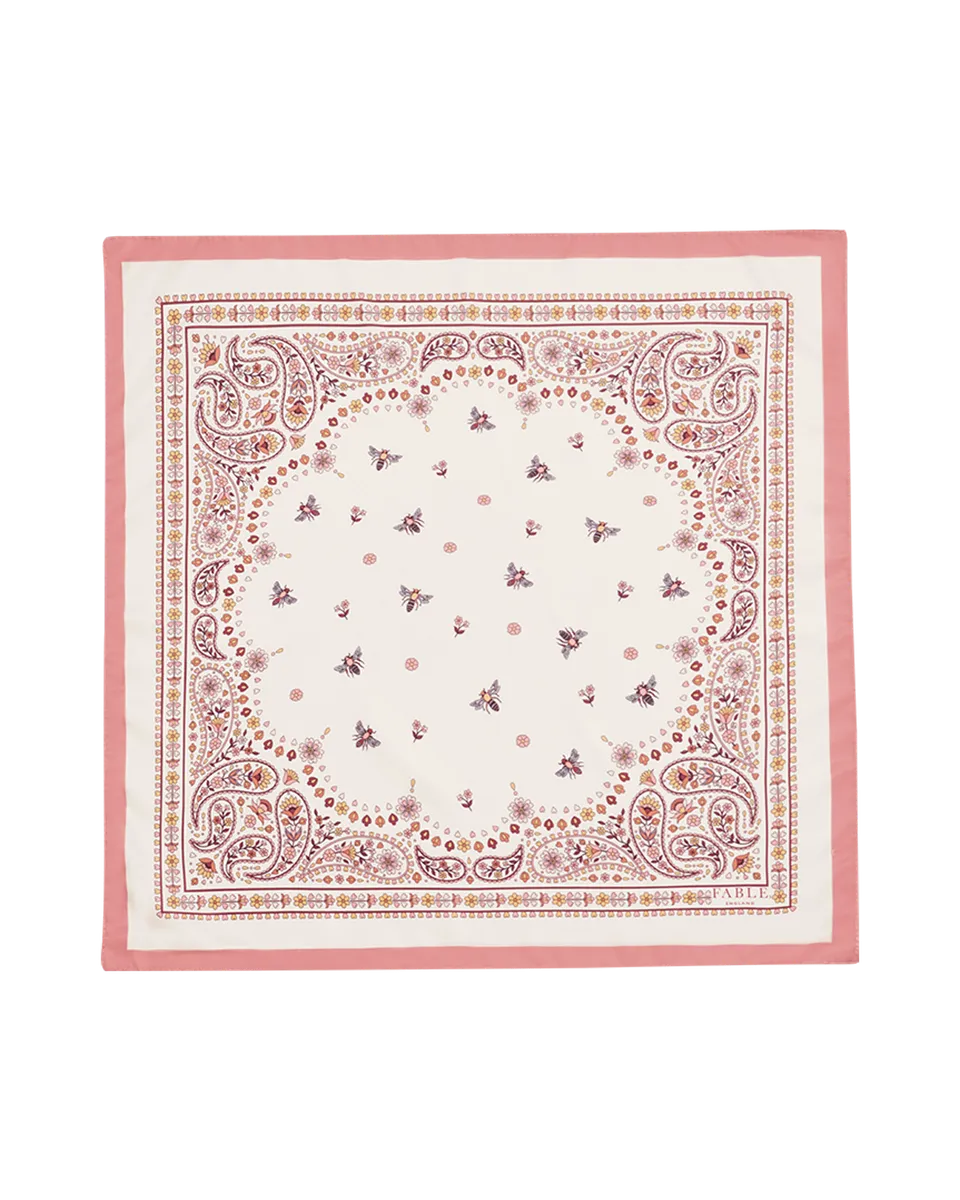 fable-england-eve-bandana-tuch-pink-biene image 1