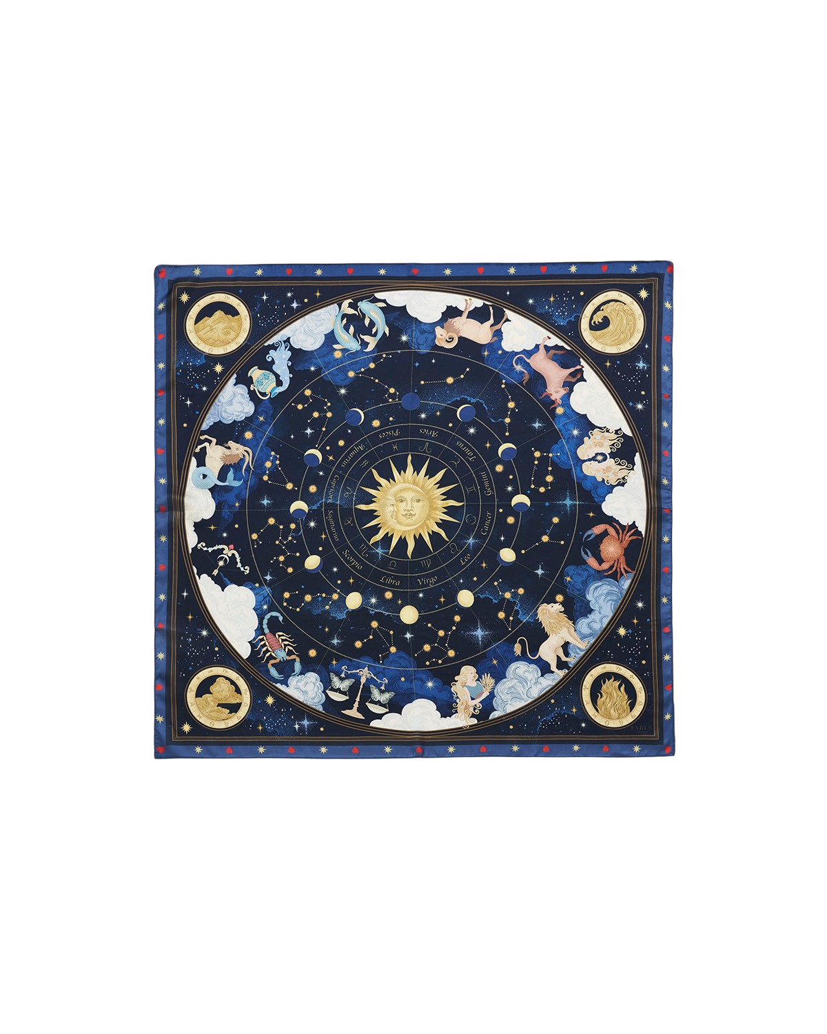 fable-england-zodiac-tuch-navy-sternzeichen-quadratisch image 1