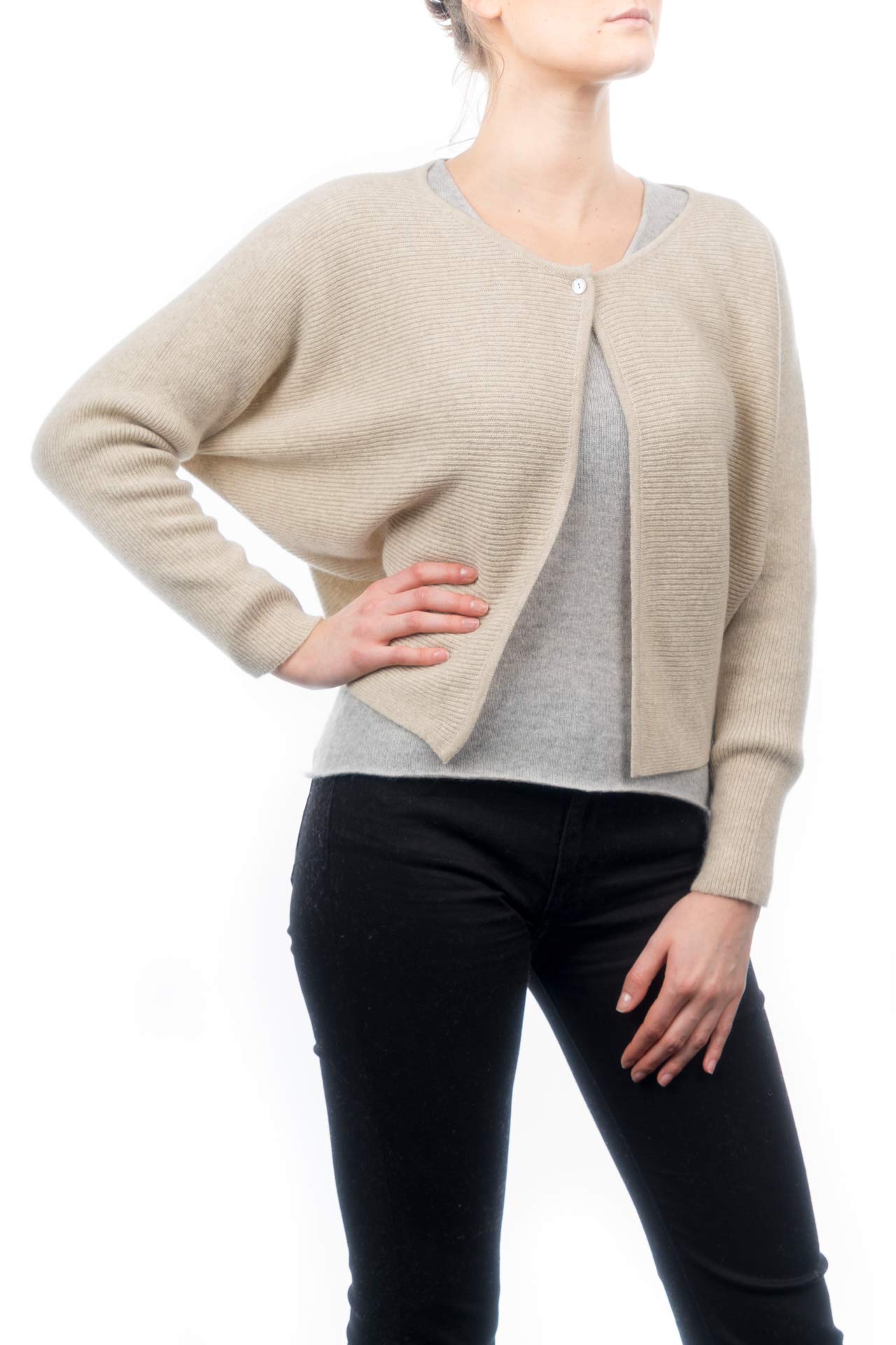 dalle-piane-sweater-strickjacke-kaschmir-rot-mit-kn-pfen image 5