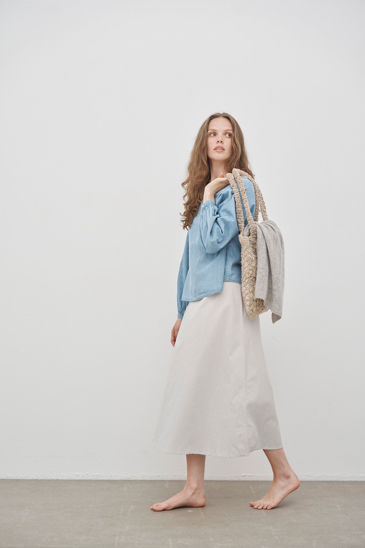 care-by-me-joy-blouse-bluse-dunkelblau-bio-denim image 6