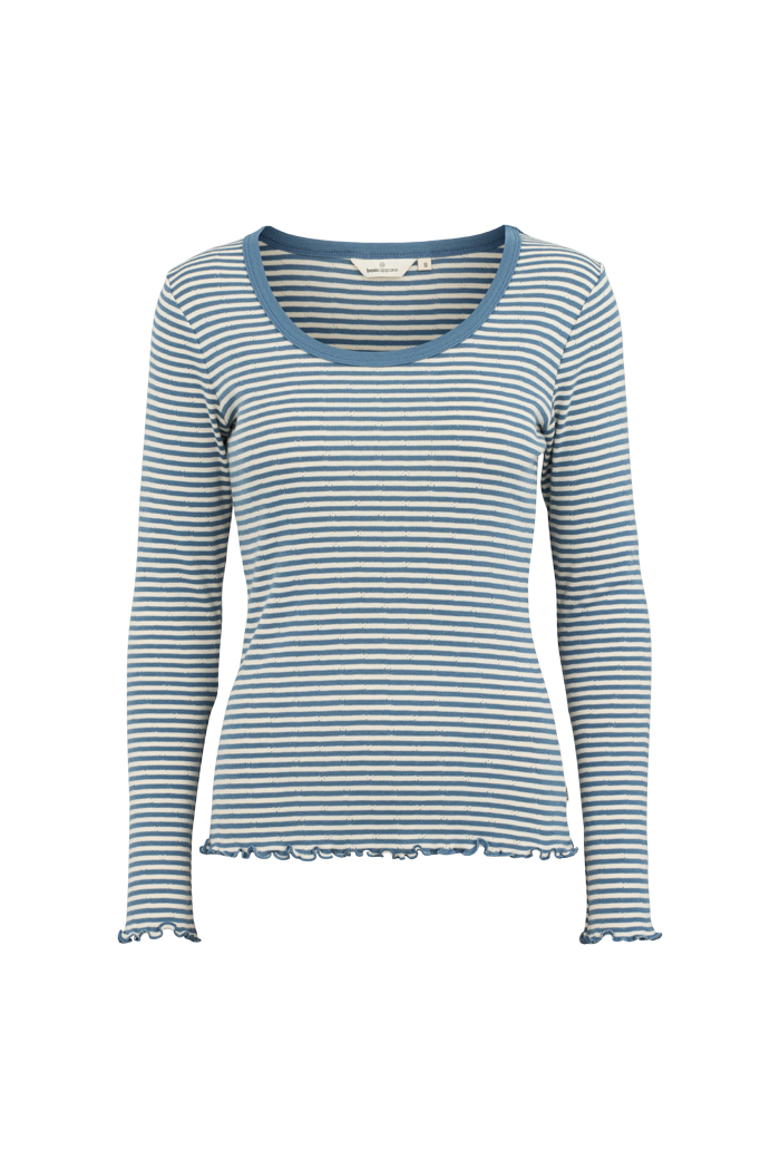 basic-apparel-silma-ls-tee-langarmshirt-copen-blue-bio-baumwolle image 5