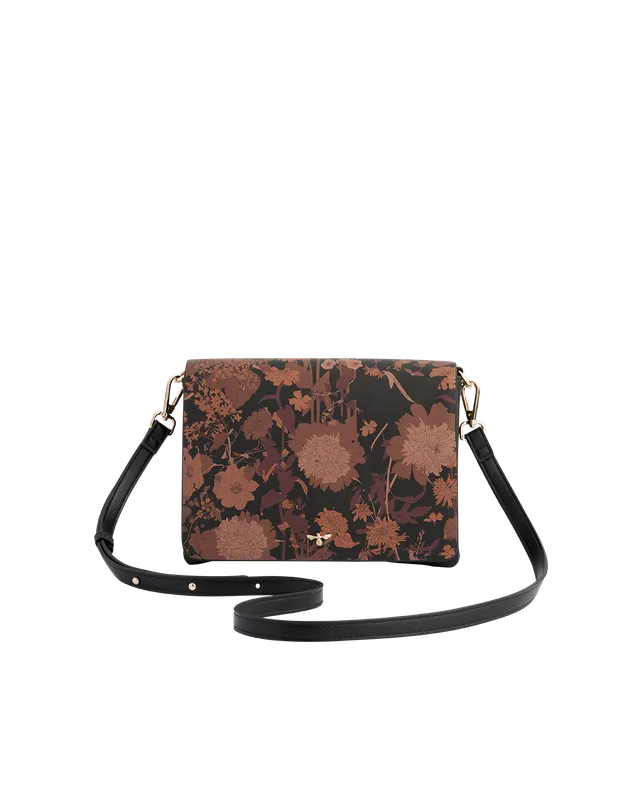 fable-england-handbags-deco-blooms-black-crossbody-tasche image 1