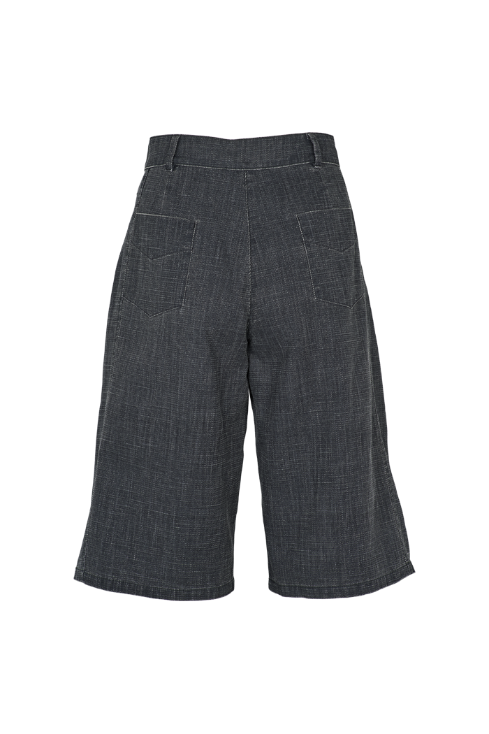 basic-apparel-senia-long-shorts-asphalt-bio-baumwolle image 5