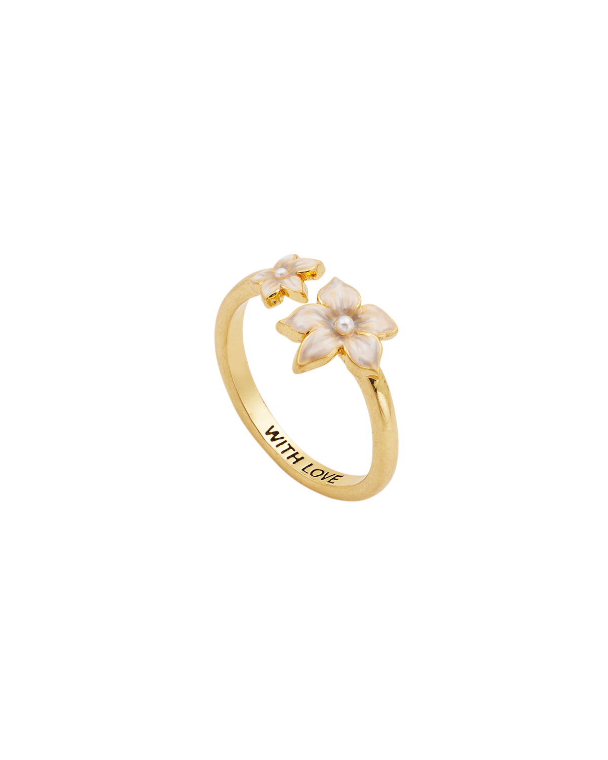 fable-england-gold-jasmine-pearl-ring-blume-perle image 1