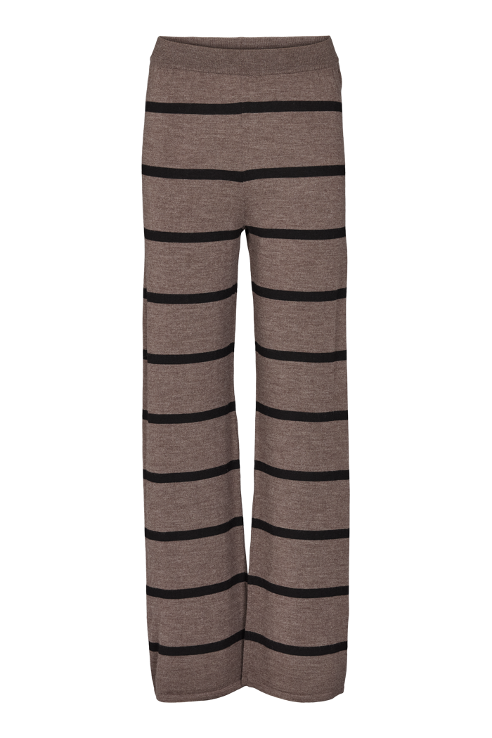 basic-apparel-vera-wide-pants-brown-melange-wollhose image 4