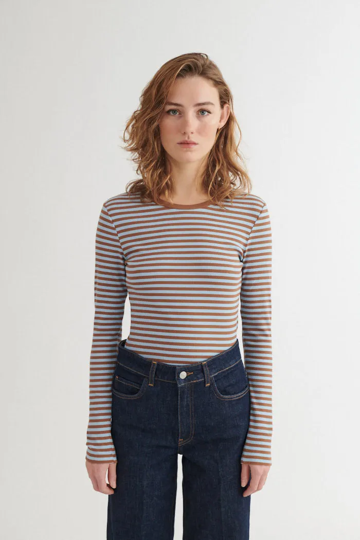 basic-apparel-ludmilla-ls-tee-longsleeve-nuthact-bio image 1