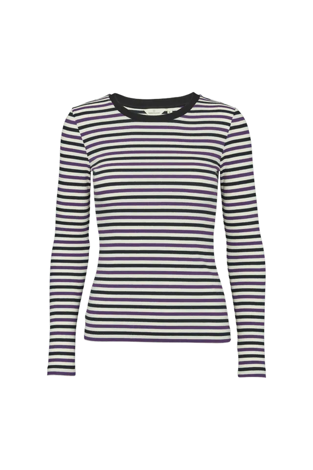basic-apparel-ludmilla-ls-tee-langarmshirt-crown-jewel-bio-baumwolle image 1