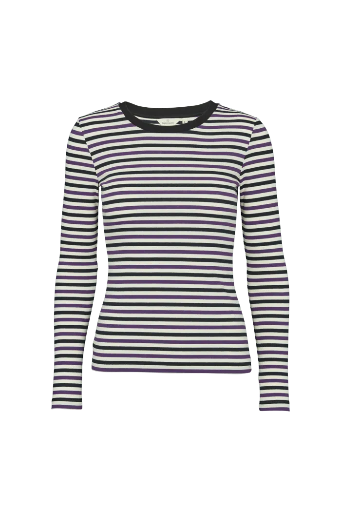 basic-apparel-ludmilla-ls-tee-langarmshirt-crown-jewel-bio-baumwolle image 1