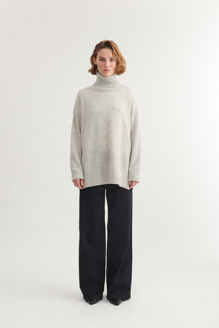 basic-apparel-line-t-neck-pullover-grau-recyclingwolle image 5