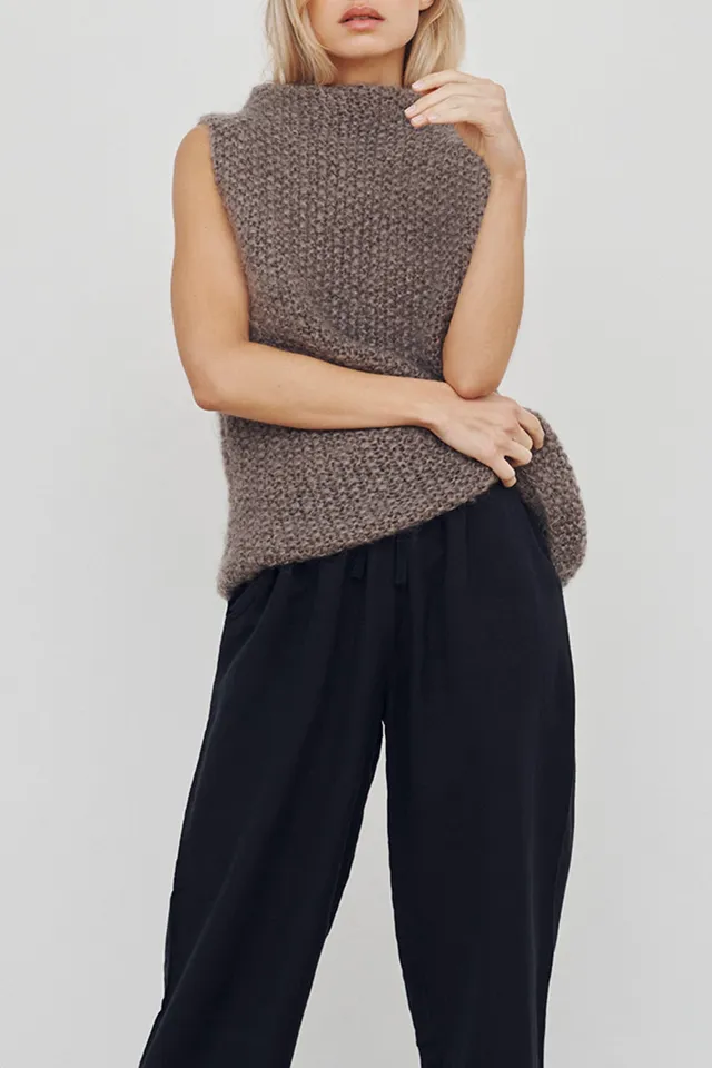 care-by-me-hope-mohair-strickweste-light-grey image 1