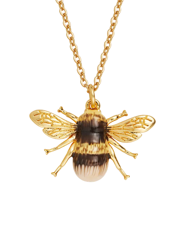 fable-england-honey-bee-halskette-gold-biene-emaille-anh-nger image 1