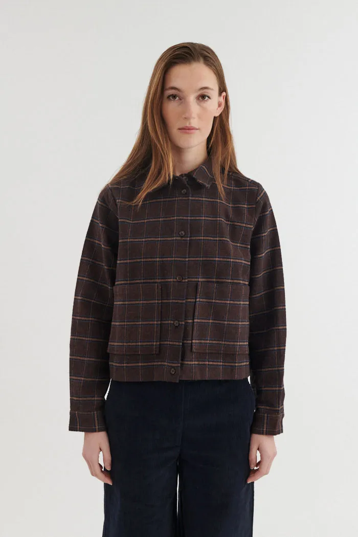 basic-apparel-misa-shirt-bluse-chicory-coffee-bio-baumwolle image 1