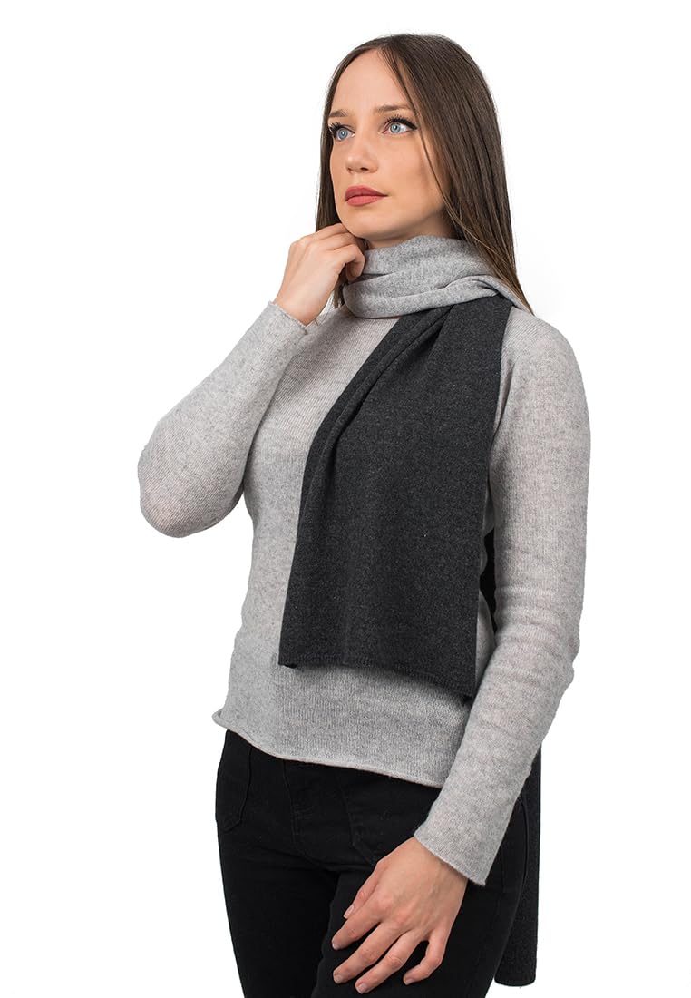 dalle-piane-cashmere-schal-zweifarbig-100-kaschmir-grau image 1