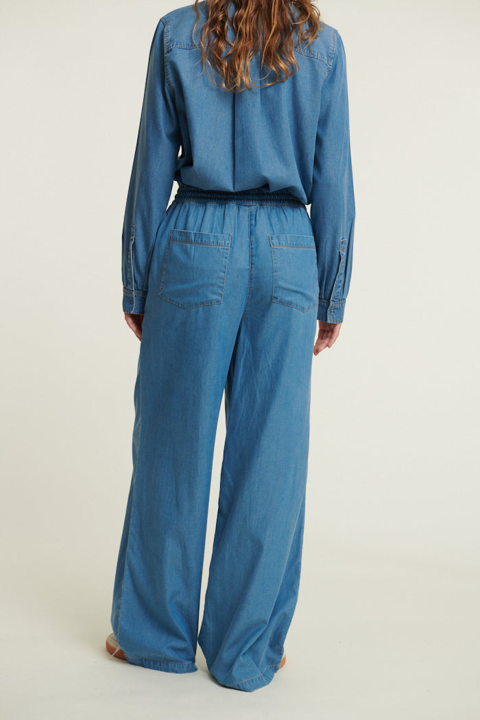 basic-apparel-bine-wide-pant-hose-hellblau-tencel image 2
