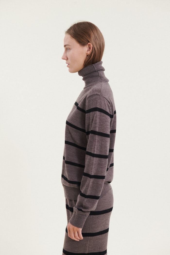 basic-apparel-vera-roll-neck-pullover-braun-merino-rollkragen image 2