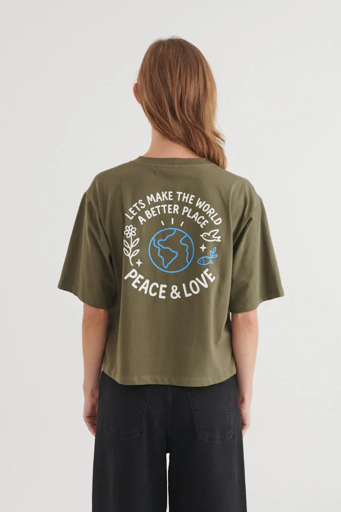 basic-apparel-raji-peace-love-t-shirt-riviera-bio image 1