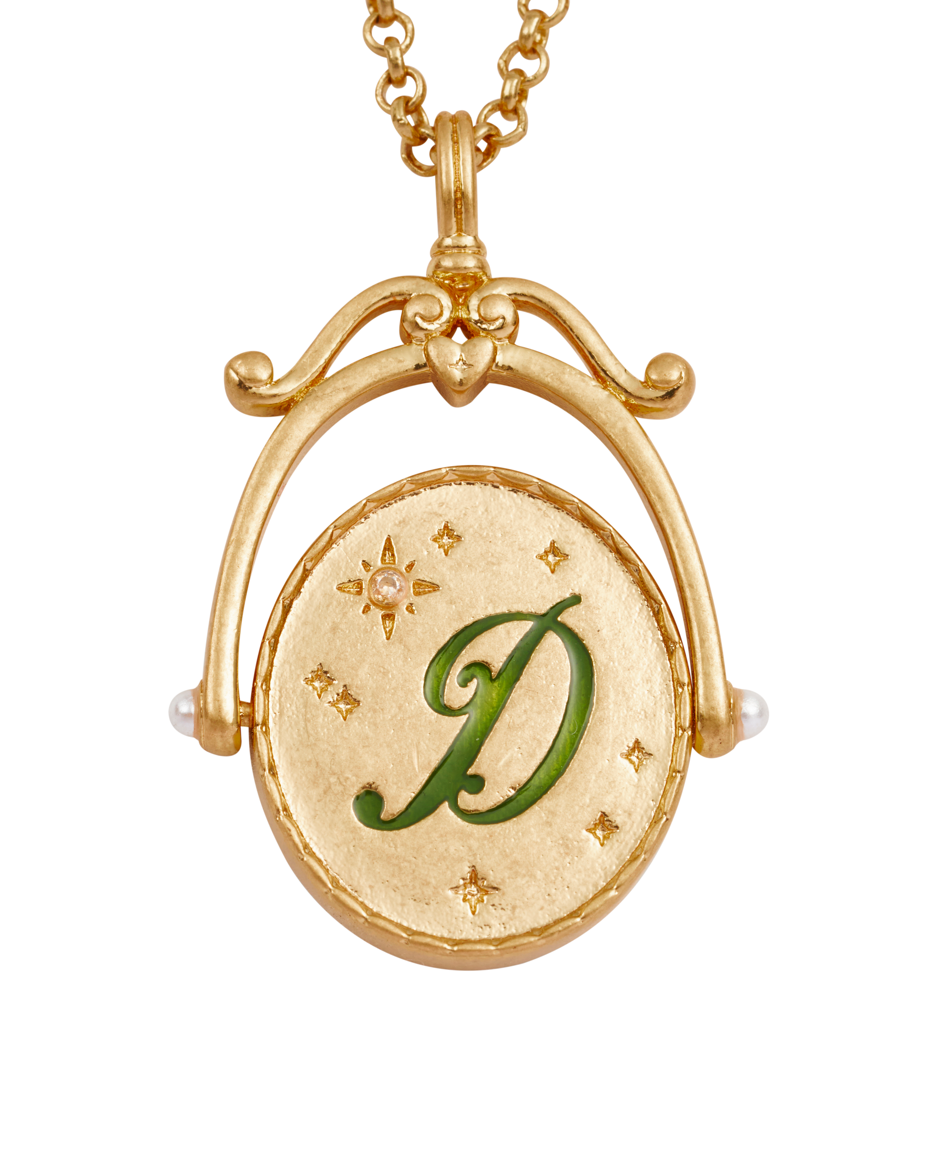 fable-england-jewellery-d-daisy-halskette-gold-buchstabe-d image 1