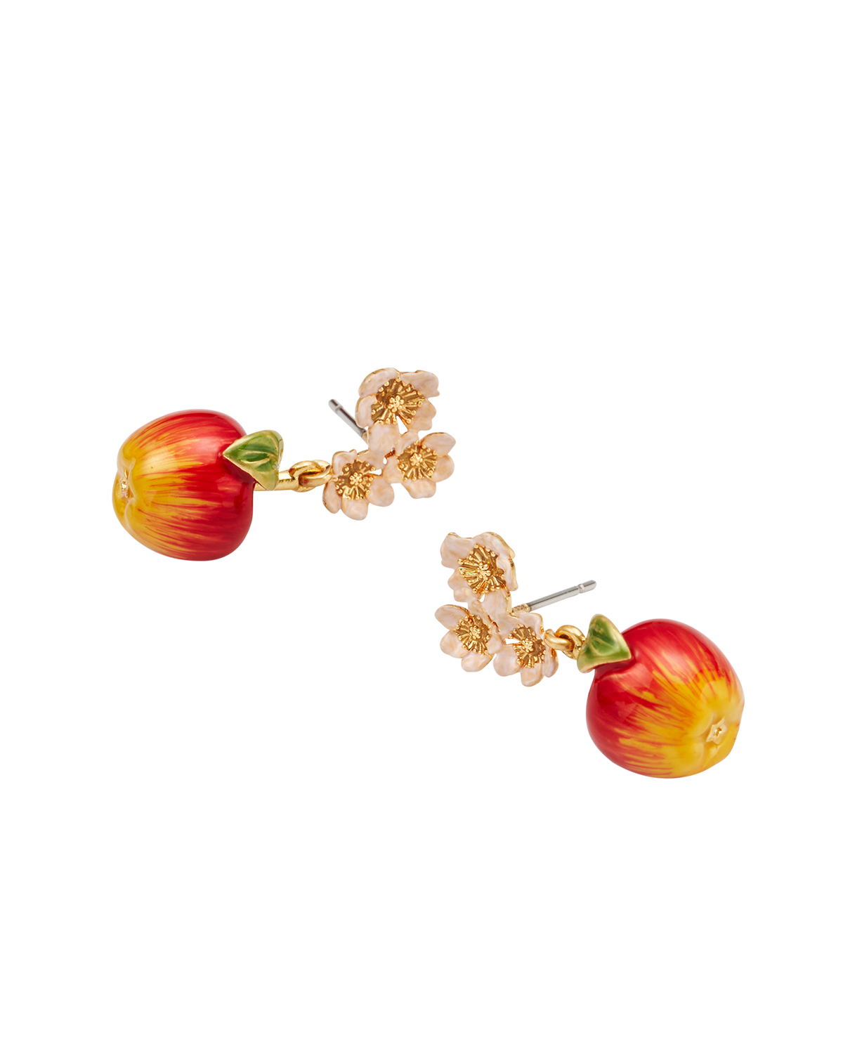 fable-england-jewellery-apple-blossom-ohrringe-gold-apfel image 5