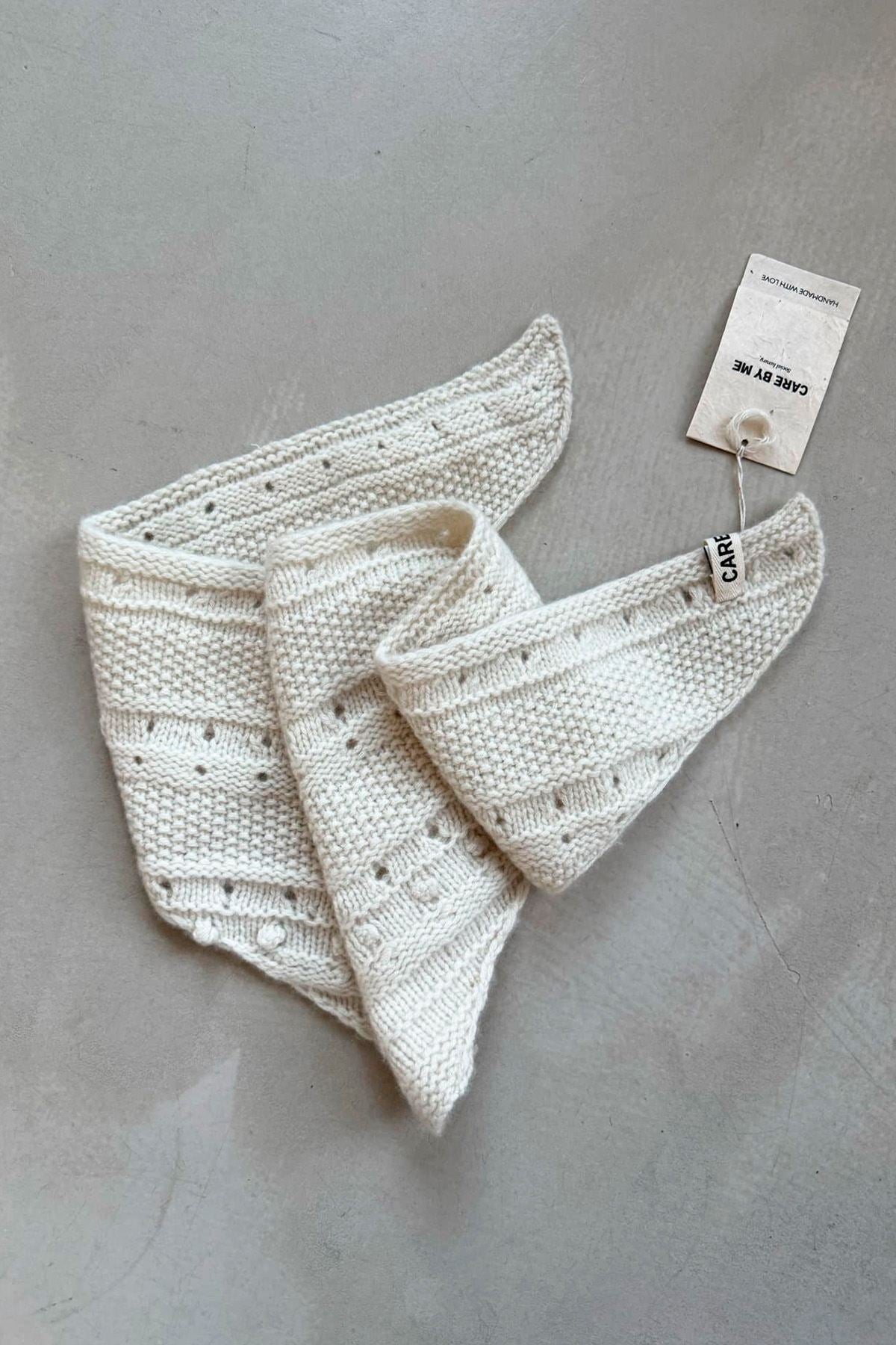care-by-me-freja-schal-dreieckstuch-off-white-kaschmir-wolle image 4