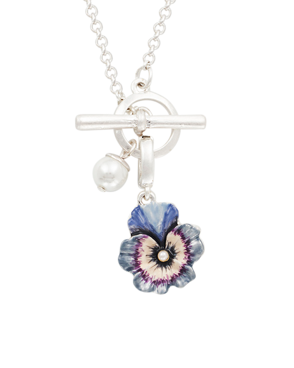 fable-england-pansy-pearl-toggle-halskette-silber image 1
