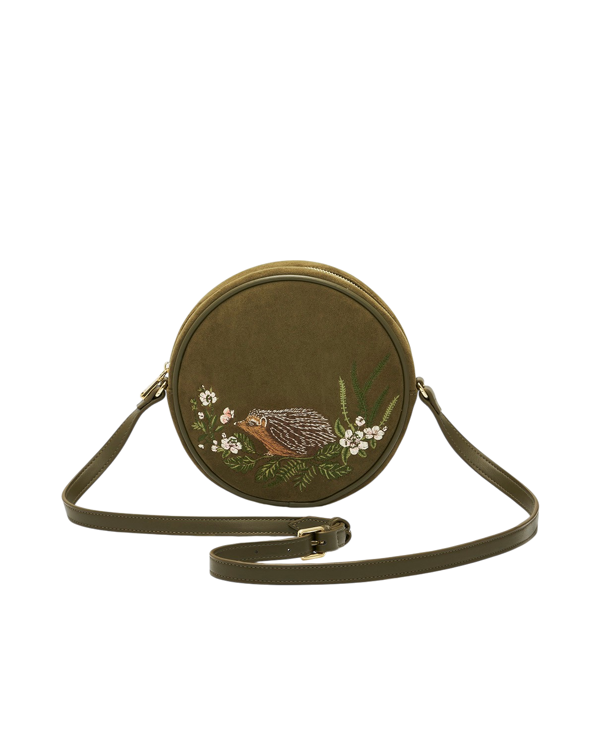 fable-england-chloe-umh-ngetasche-khaki-igel-stickerei image 1