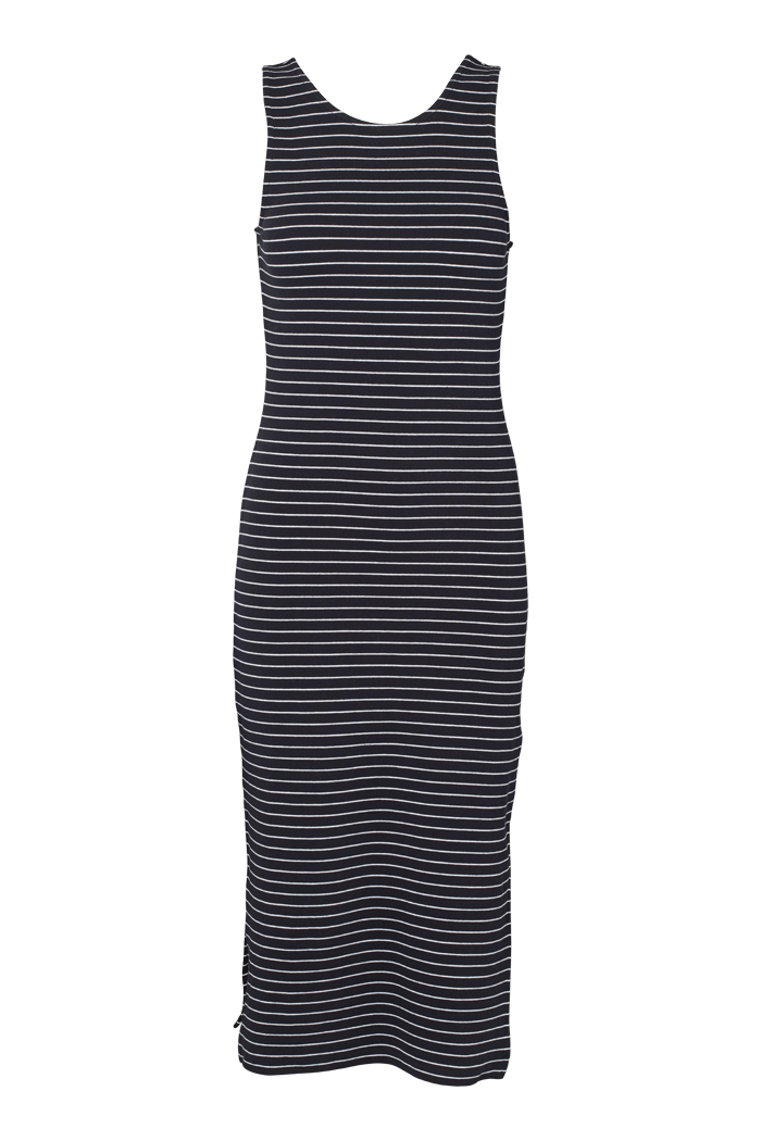 basic-apparel-ludmilla-openback-dress-kleid-black-bright-white image 1