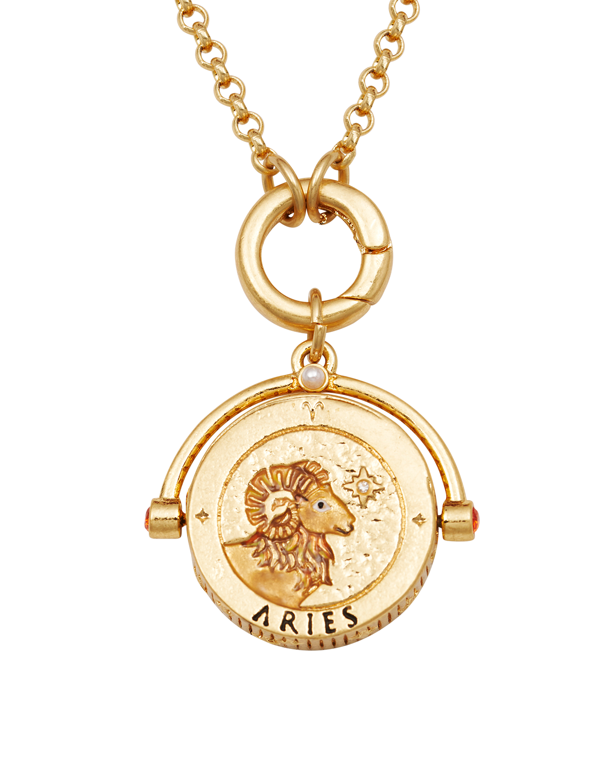 fable-england-aries-spinner-halskette-gold-widder image 1