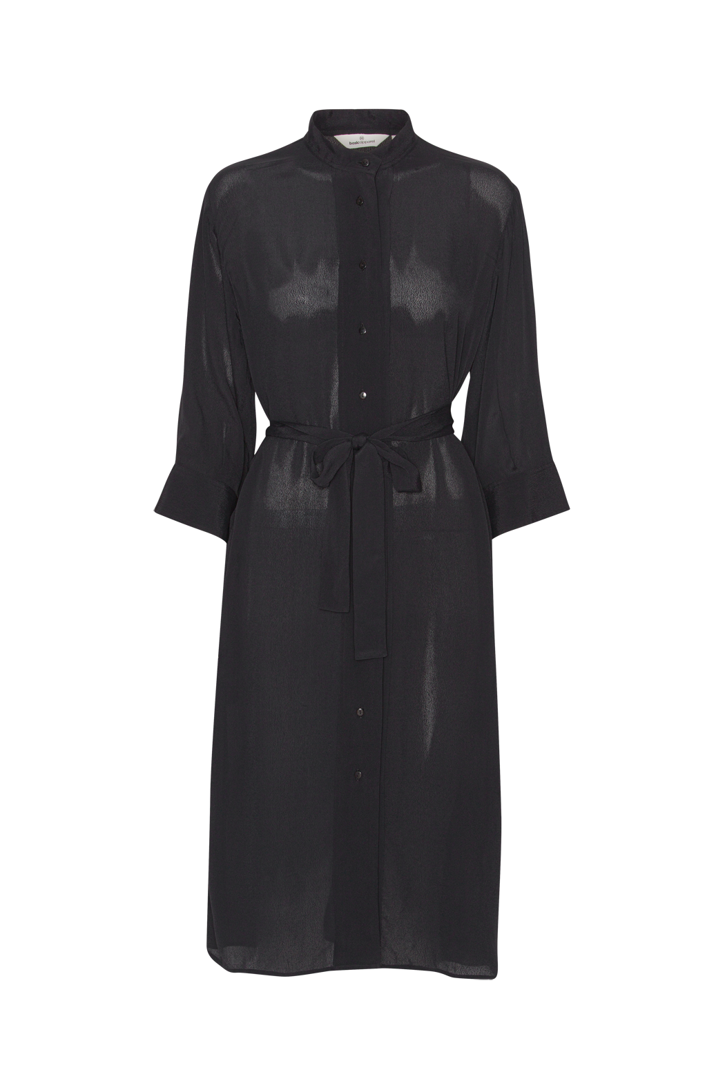 basic-apparel-yasemin-shirt-dress-hemdkleid-schwarz-viskose image 1