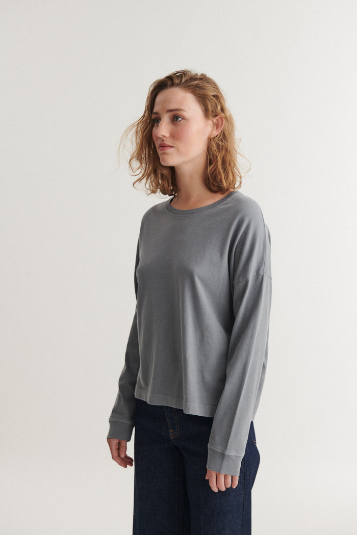 basic-apparel-boni-ls-langarmshirt-poppy-seed-bio-baumwolle image 3