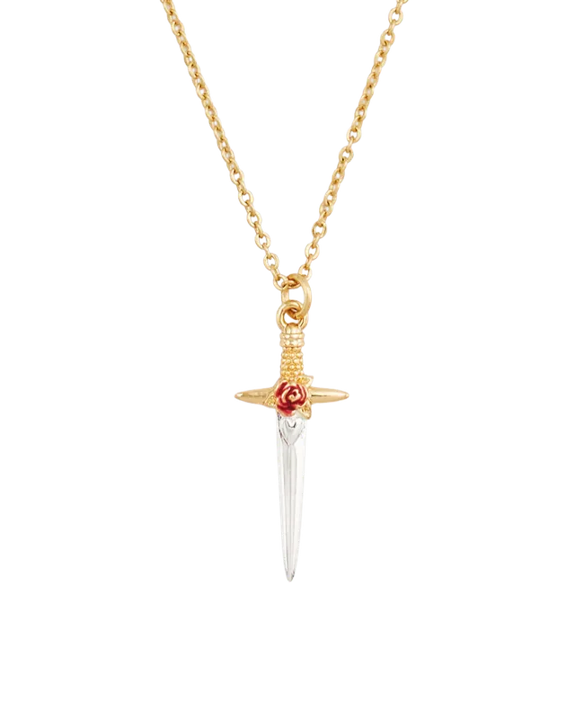 fable-england-rose-dagger-halskette-gold-rosen-dolch image 1