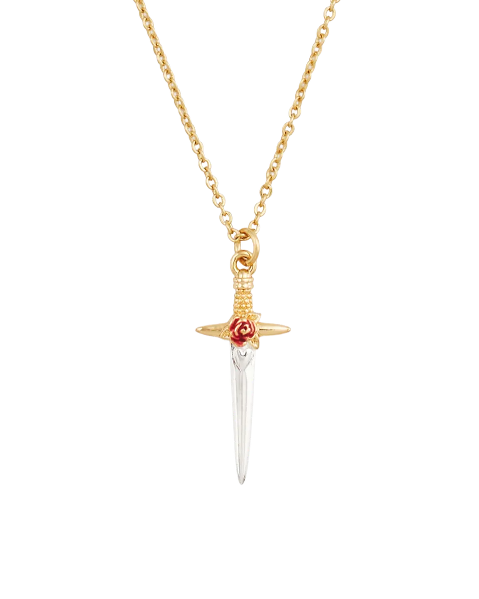 fable-england-rose-dagger-halskette-gold-rosen-dolch image 1