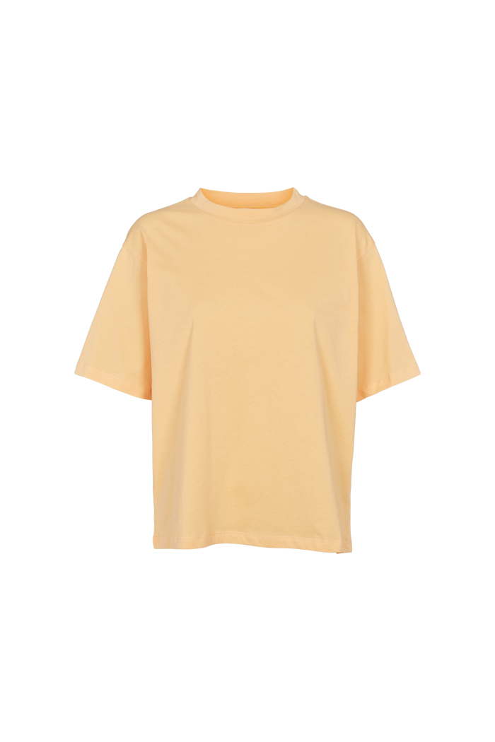 basic-apparel-raja-tee-t-shirt-buff-orange-bio-baumwolle image 1