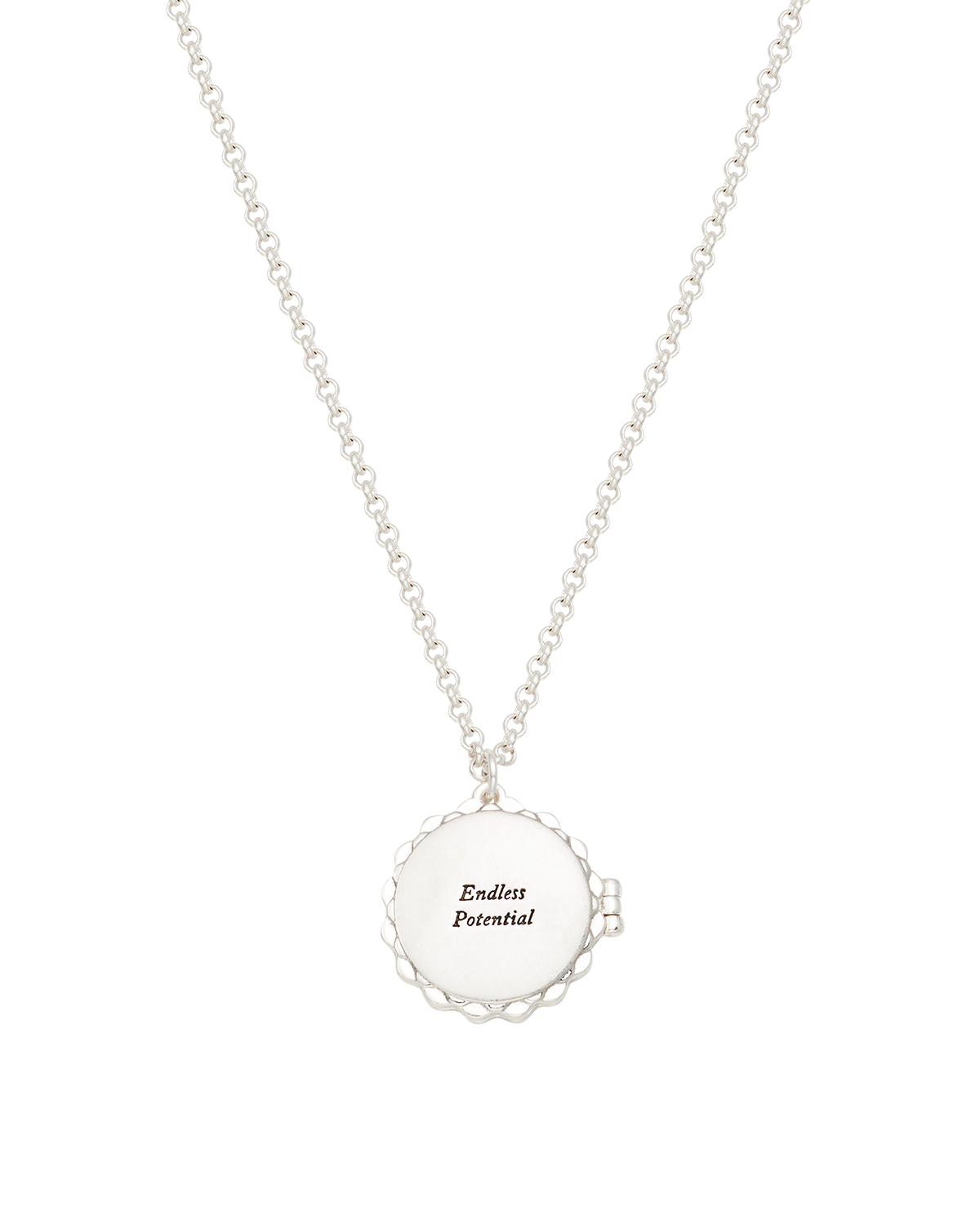 fable-england-ivy-blossom-medaillonkette-silber-efeu image 6
