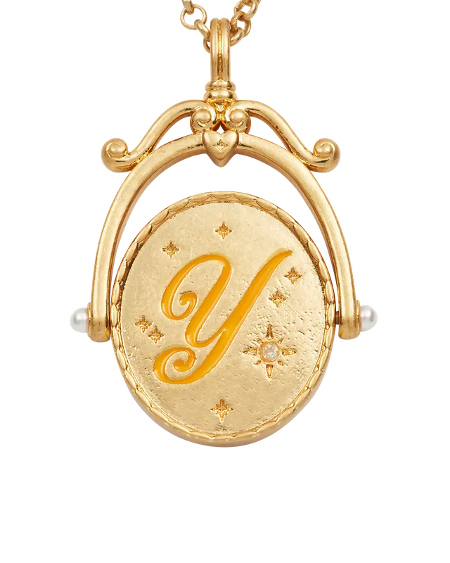 fable-england-jewellery-y-initial-yarrow-spinner-halskette-gold-y image 1