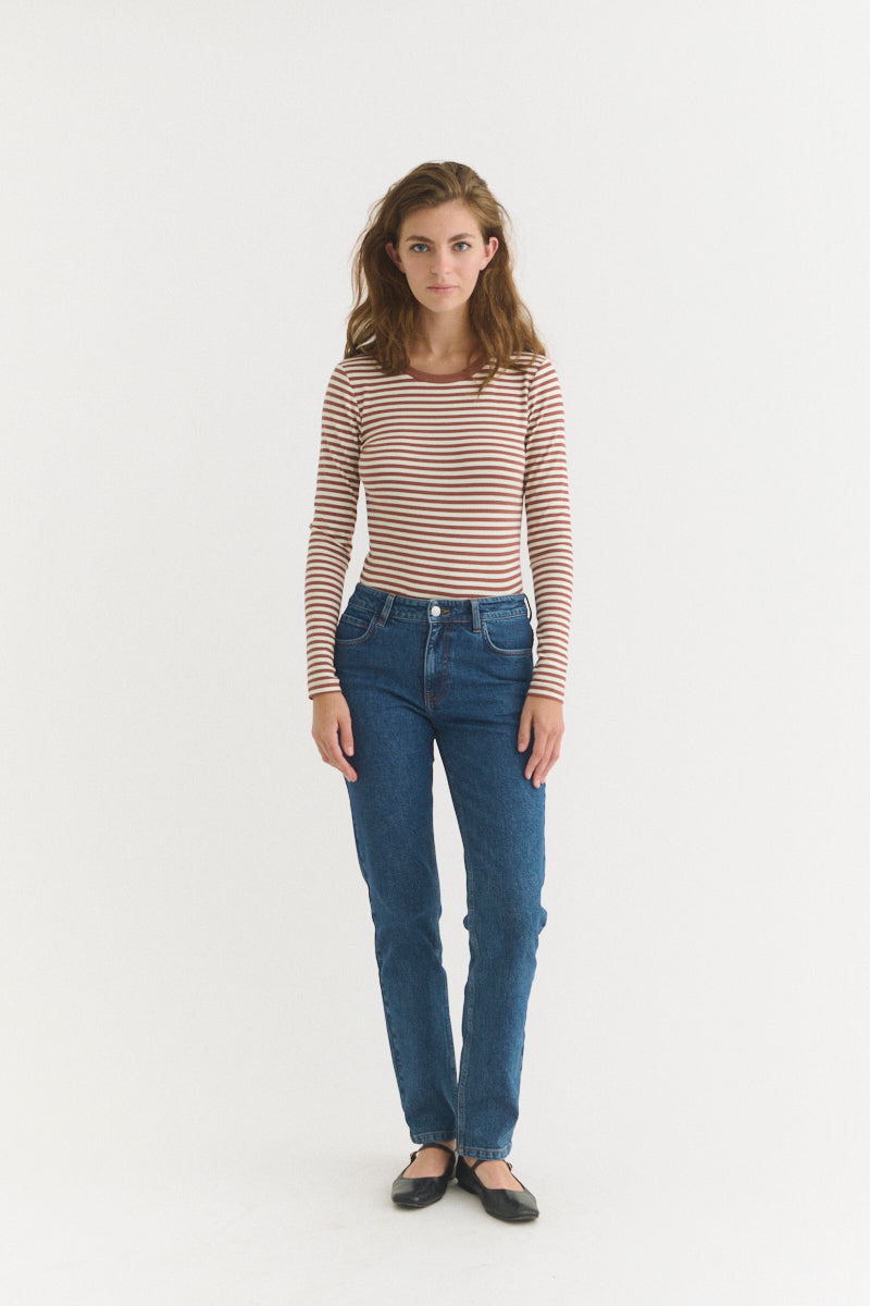 basic-apparel-ludmilla-ls-tee-langarmshirt-mink-bio image 4